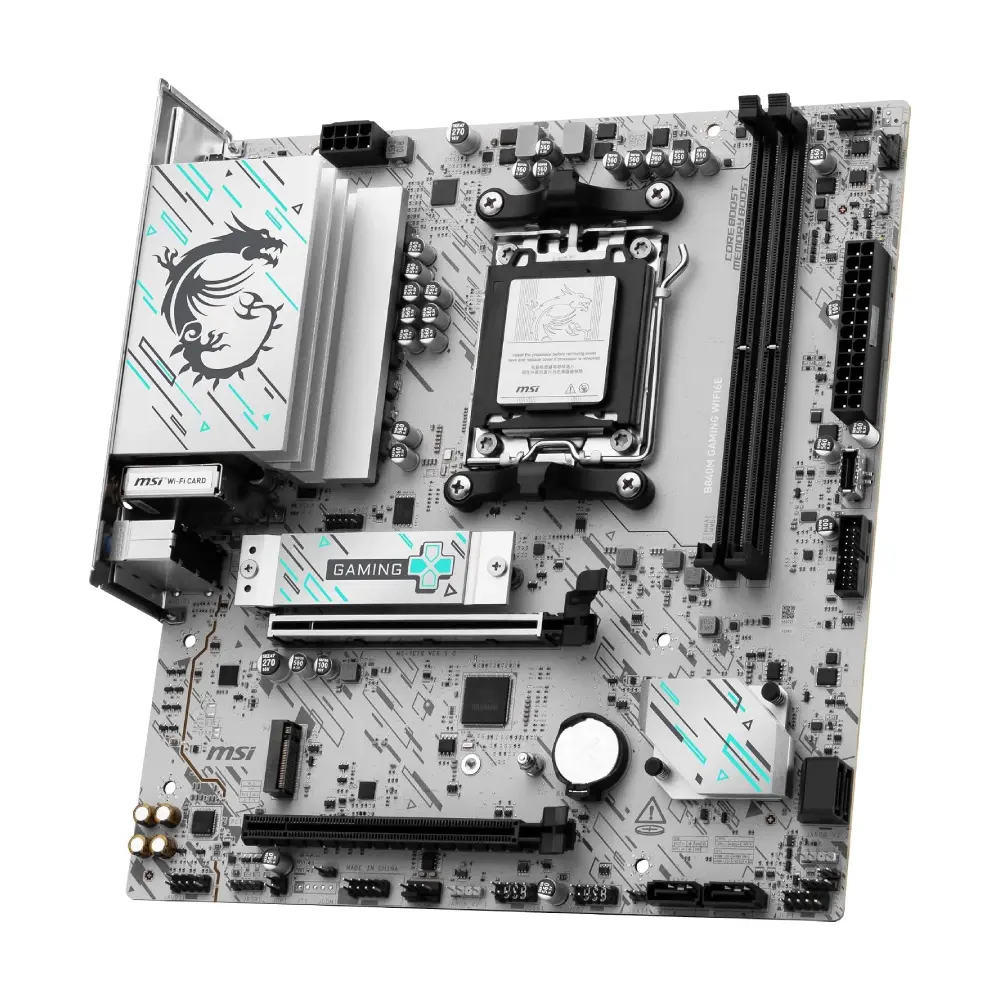 MSI Motherboard B840M Gaming Wifi6E DDR5 For AMD view 4